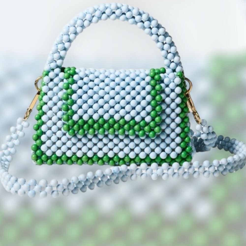 Kate Spade New York Colorblock Beaded Crossbody Handbag!